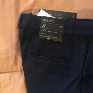 Brand new banana republic Jackson navy blue 2p